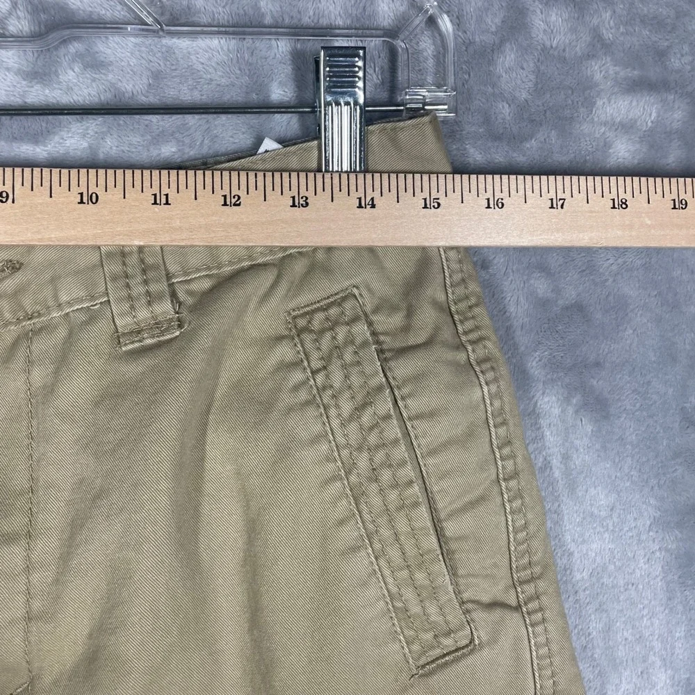 Levi Strauss Signature Mens Cargo Shorts Khaki Tan Cotton Twill W29 C29
